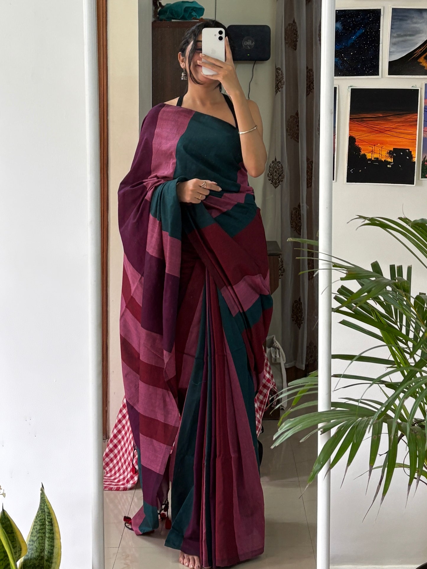 MYRA - Khadi Cotton Soft Saree