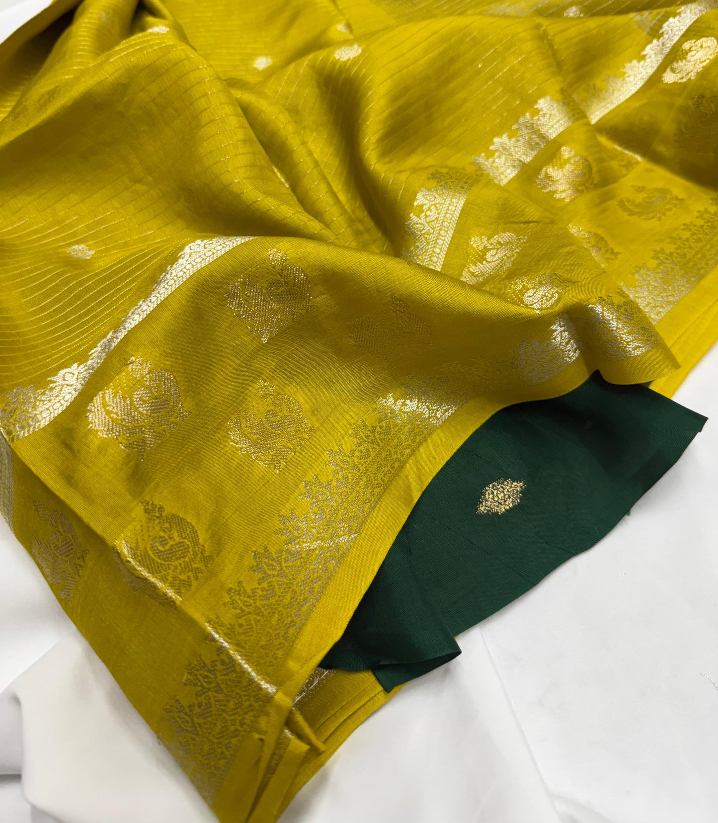 MORVIKA- (Yellow) Pure Mysore Viscose Saree