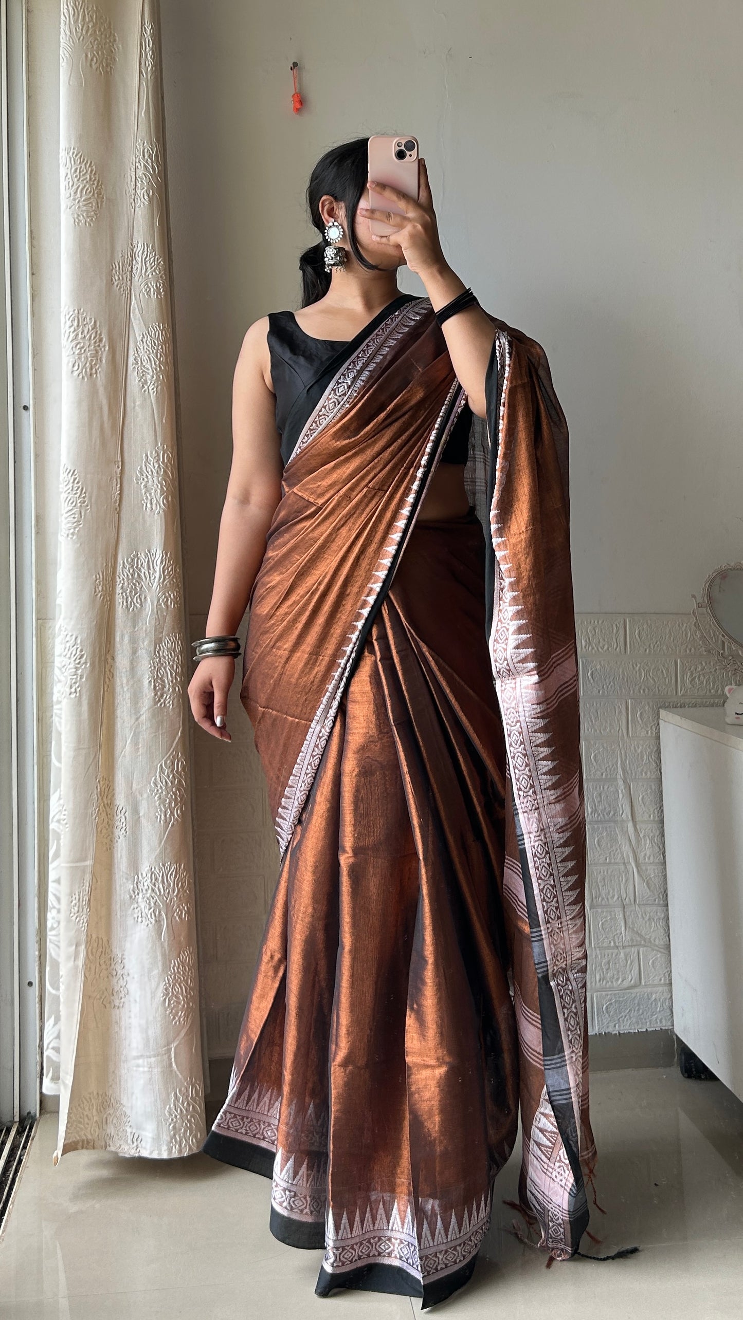 RUHANI- Tissue Cotton Soft Saree
