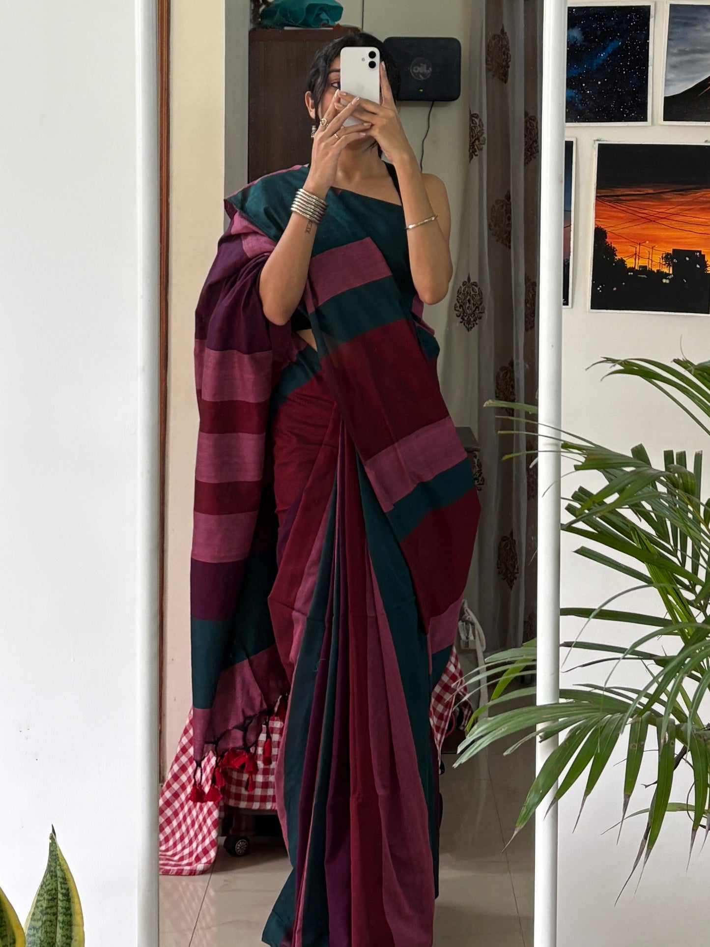 MYRA - Khadi Cotton Soft Saree