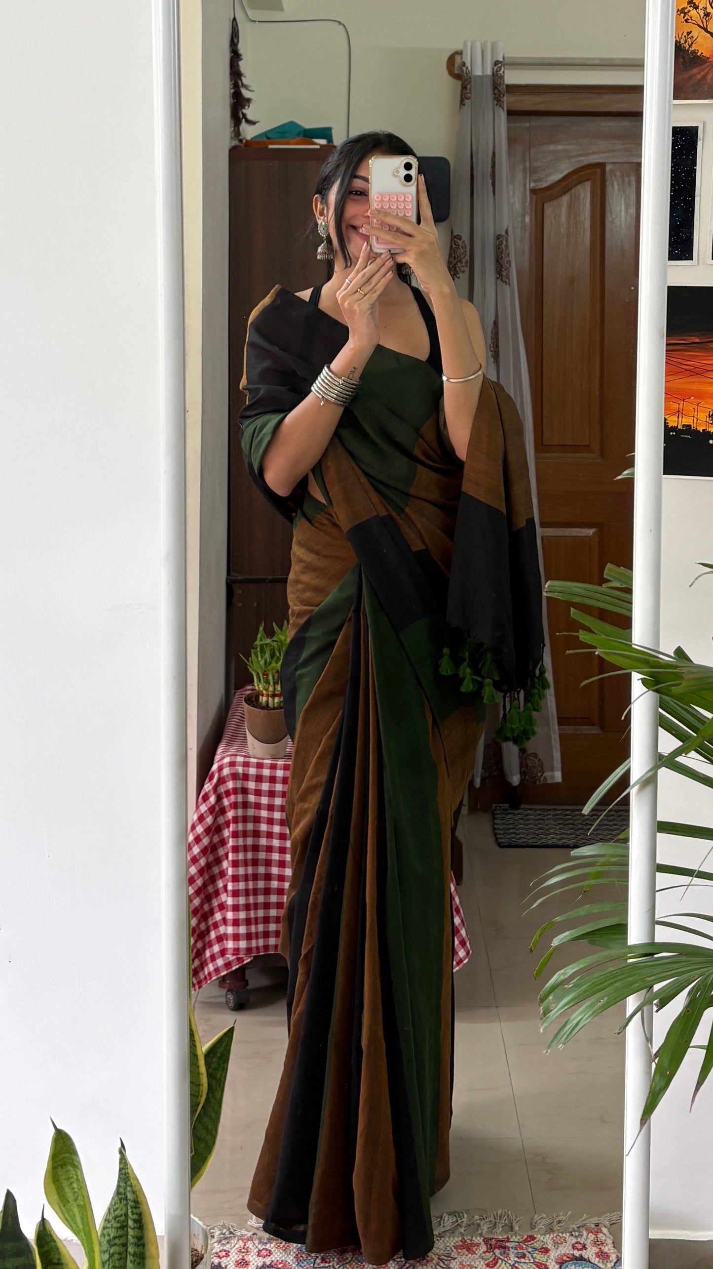 RHEA - Khadi Cotton Soft Saree