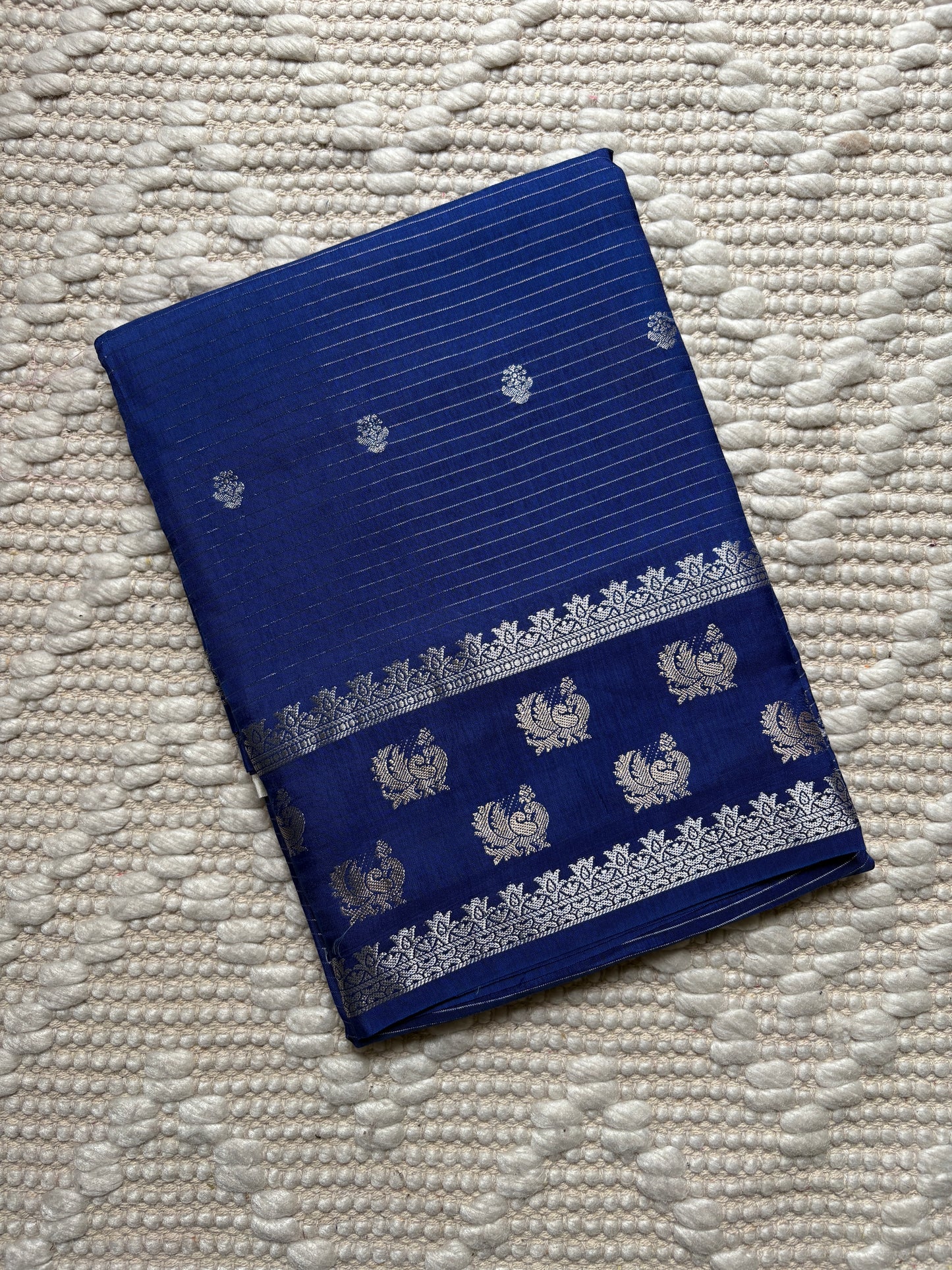 MORVIKA- (Blue) Pure Mysore Viscose Saree