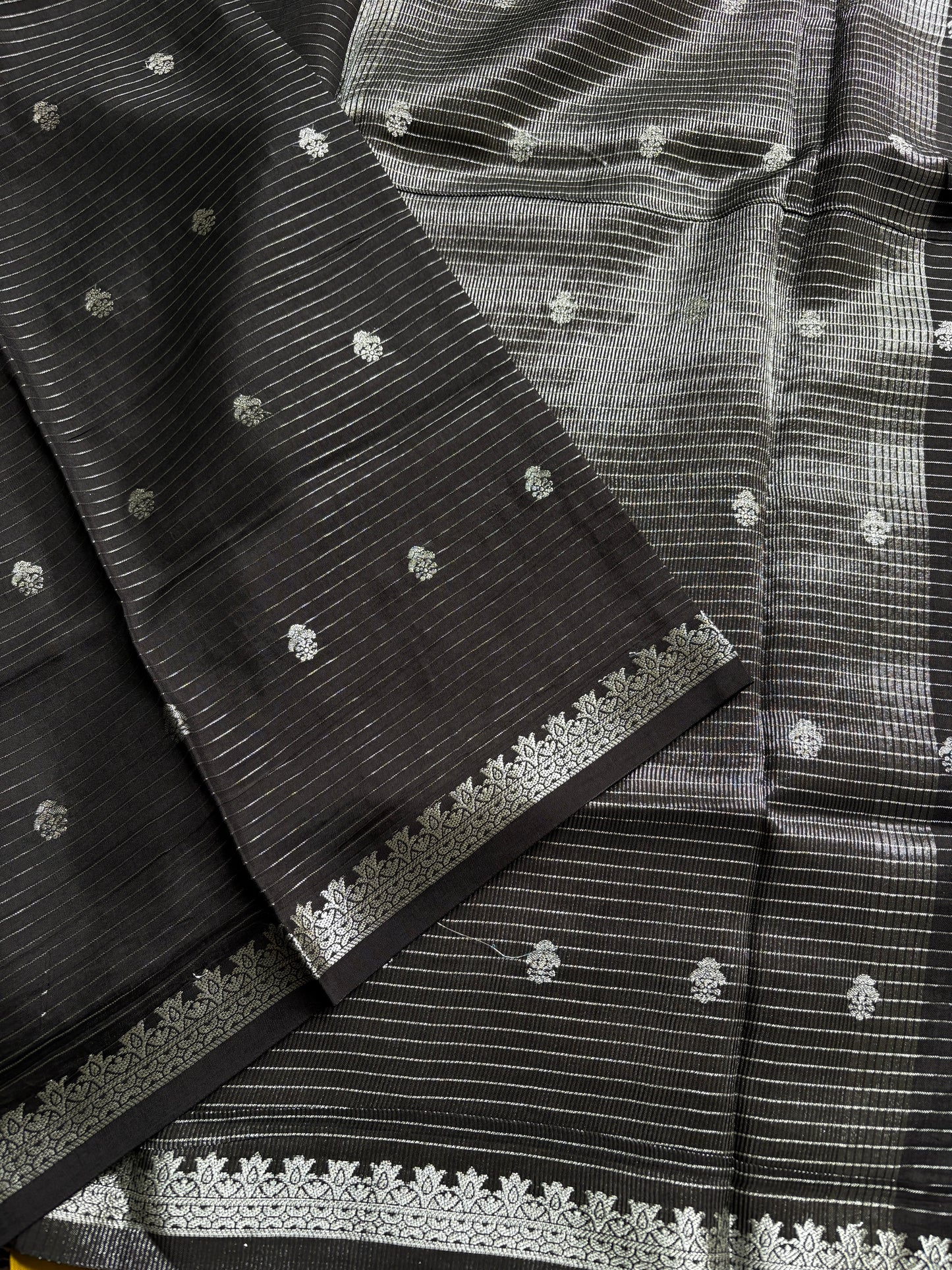 MORVIKA- (Black) Pure Mysore Viscose Saree