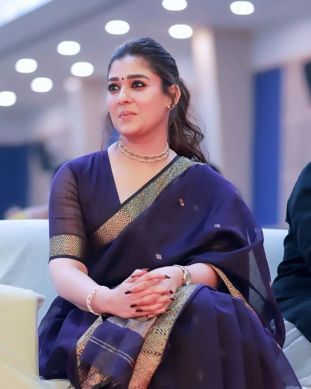 NAYANTARA - Maheswari Cotton Silk Handloom Saree
