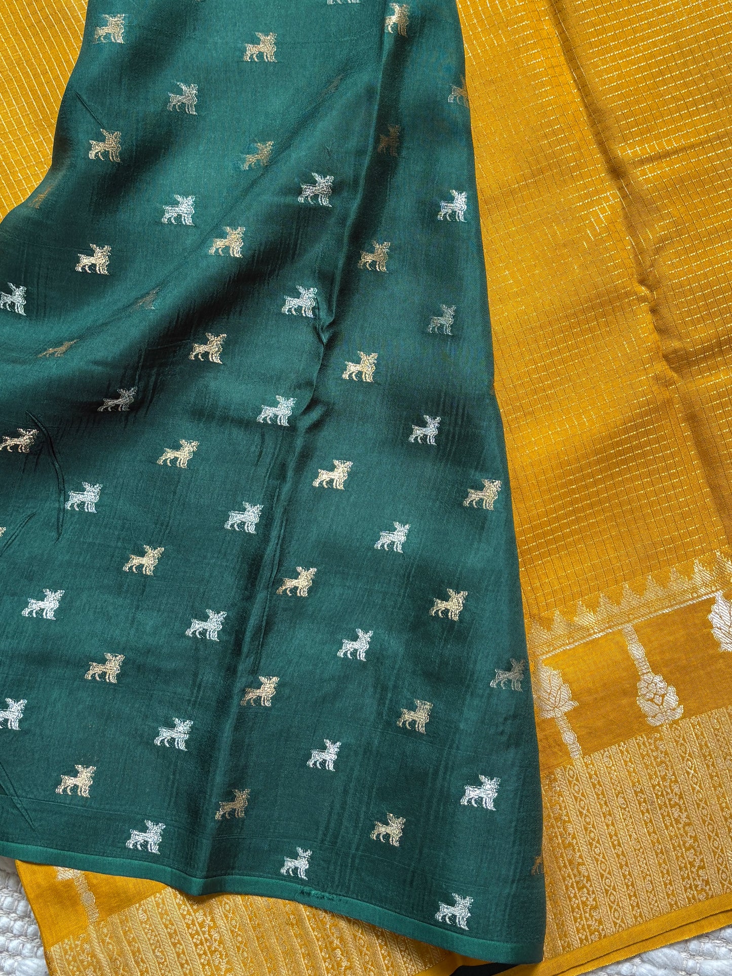 PAVANA - Pure Mysore Viscose Silk Saree