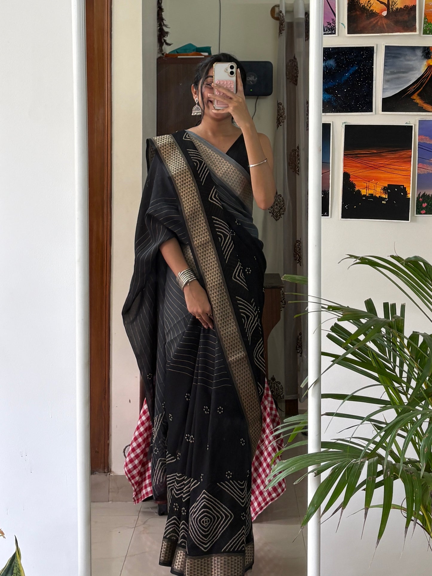 NYRA - Ombre Shade Bandhini Designer Saree