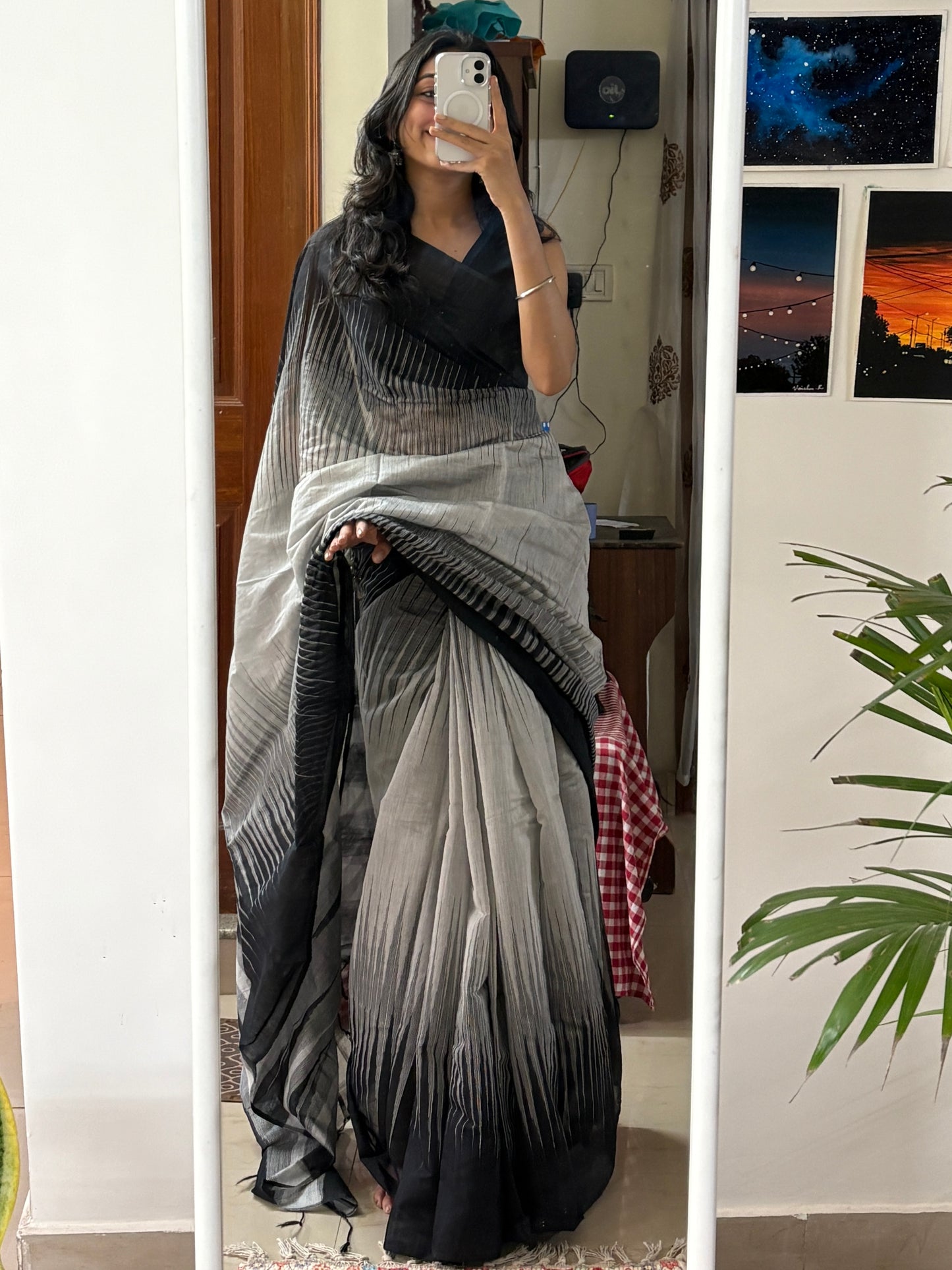 ISHARA - Ikkat Cotton Silk Saree (B)