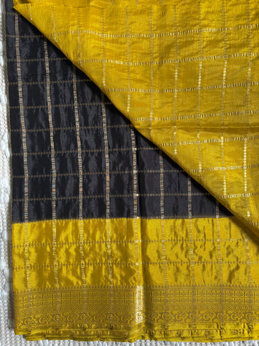 Anaya - Soft Chiffon Checks Saree