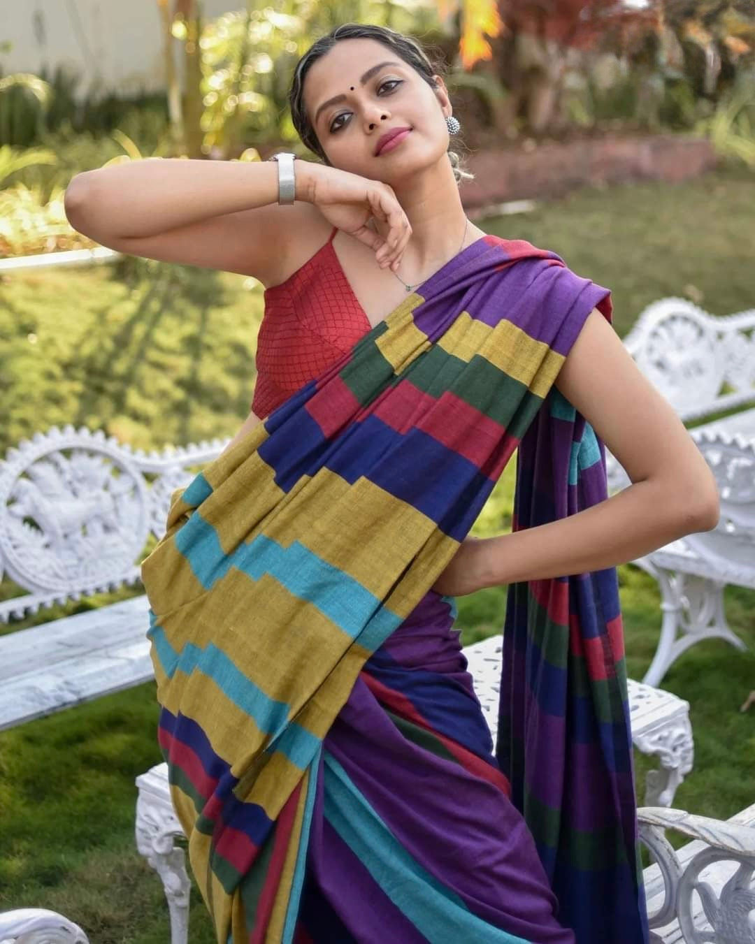 VANYA - Khadi Cotton Soft Saree