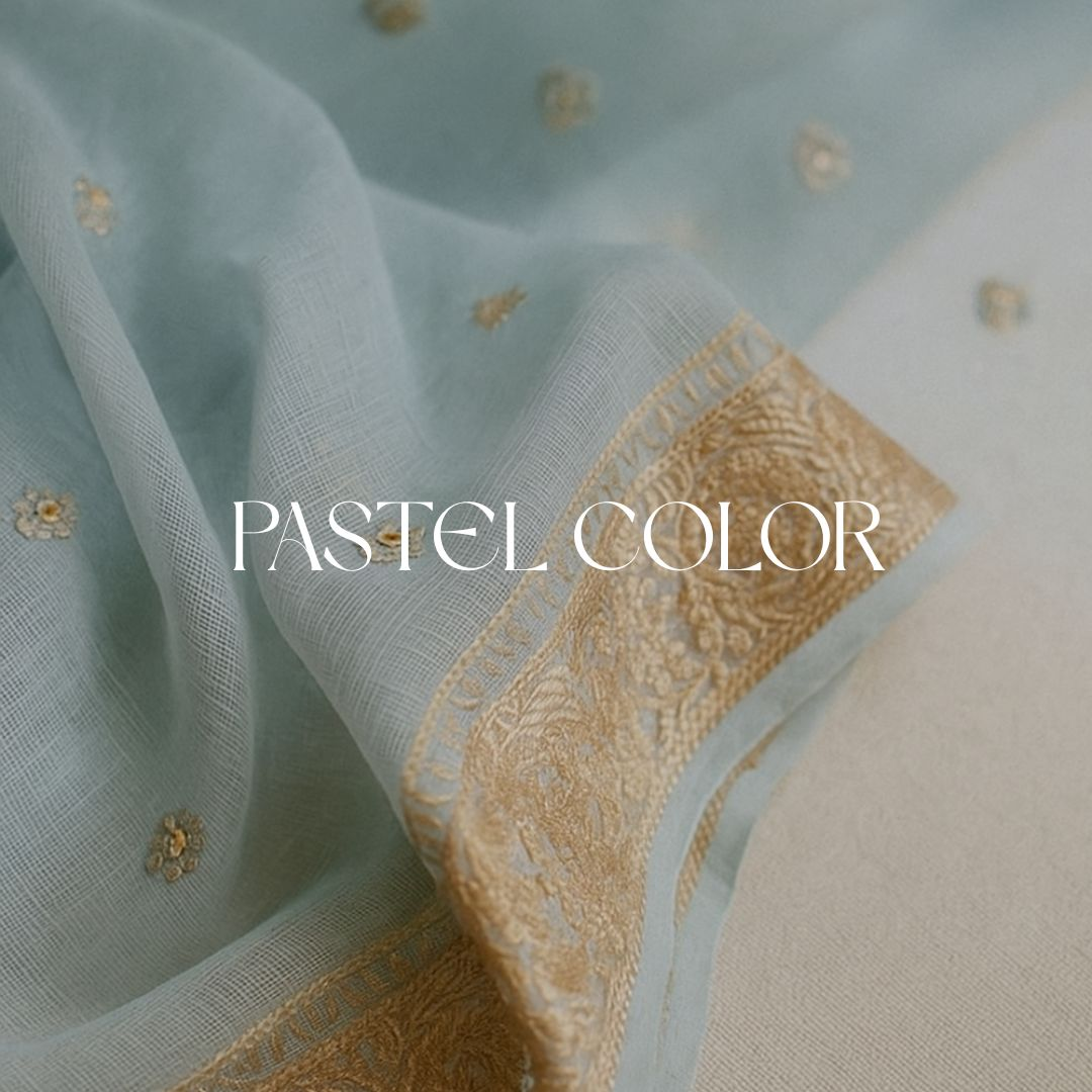Trendy Pastel Color Sarees
