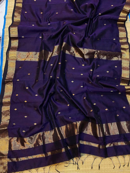 NAYANTARA - Maheswari Cotton Silk Handloom Saree