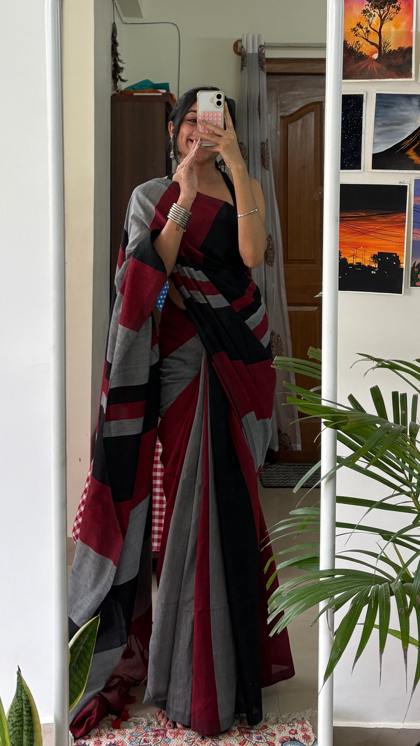 AAVYA - Khadi Cotton Soft Saree