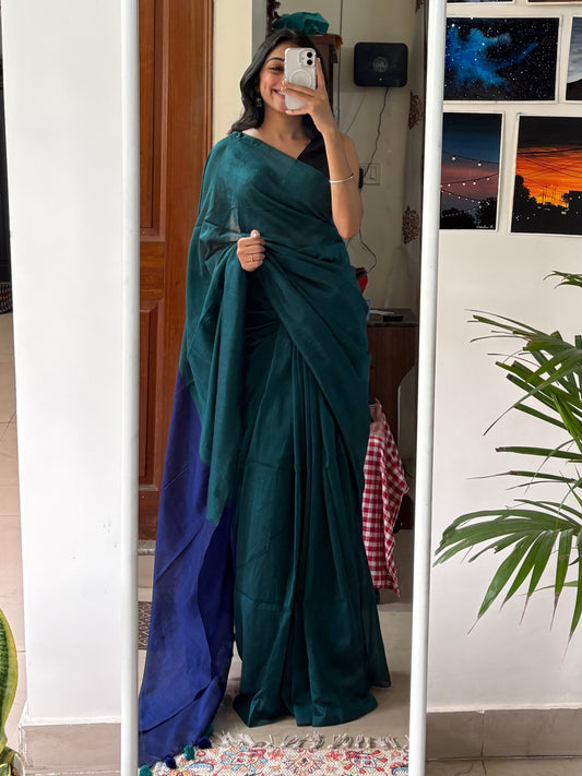AYRA -Soft Pure Cotton Saree (G)