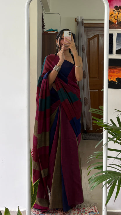 SHREYASI- Khadi Cotton Soft Saree