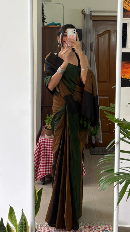RHEA - Khadi Cotton Soft Saree