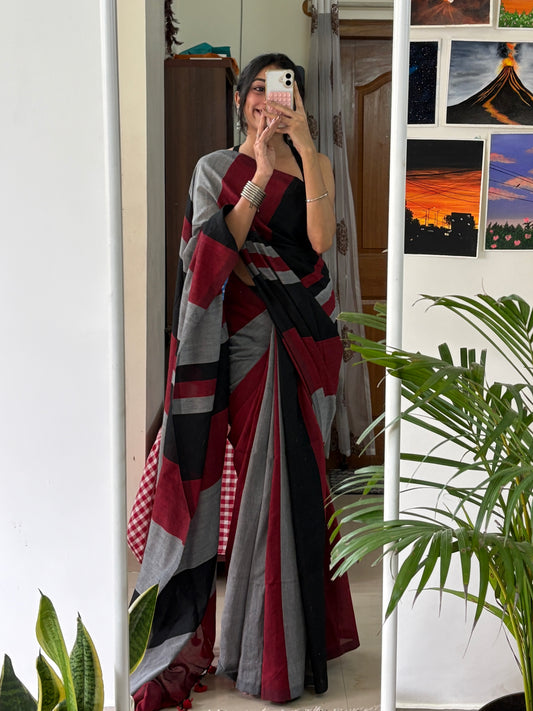 AAVYA - Khadi Cotton Soft Saree