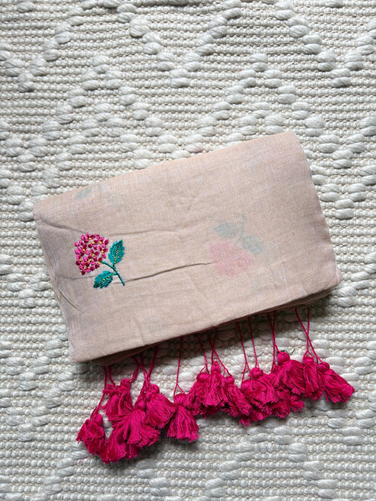PHOOL - Pure Mul Cotton Soft Saree