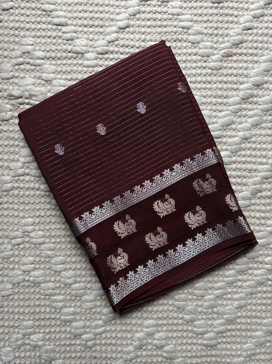 MORVIKA- Pure Mysore Viscose Saree