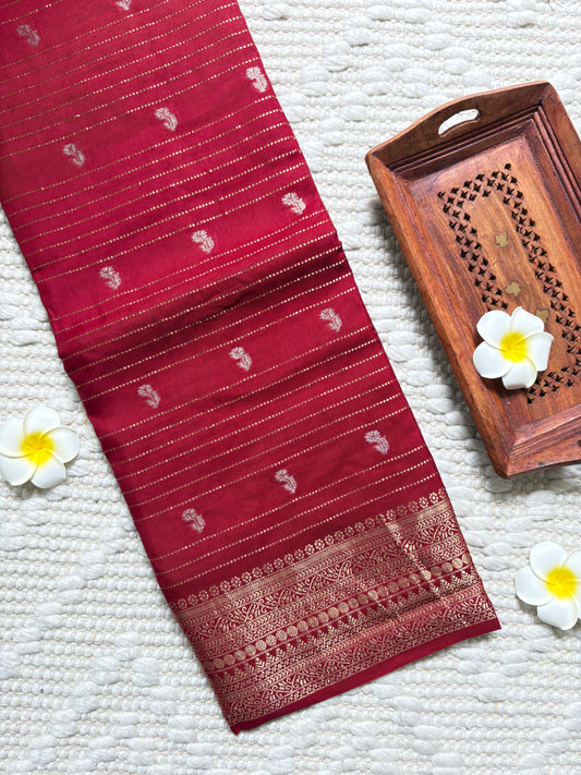 SHARINI- Pure Mysore Viscose Silk Saree