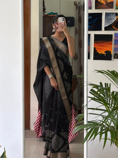 NYRA - Ombre Shade Bandhini Designer Saree