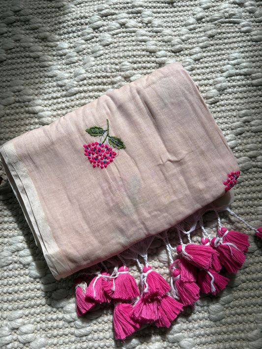 PHOOL - Pure Mul Cotton Soft Saree