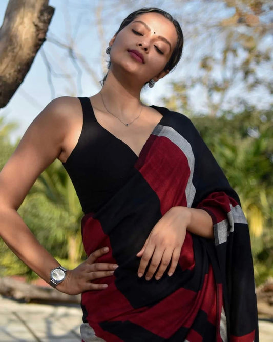 AAVYA - Khadi Cotton Soft Saree
