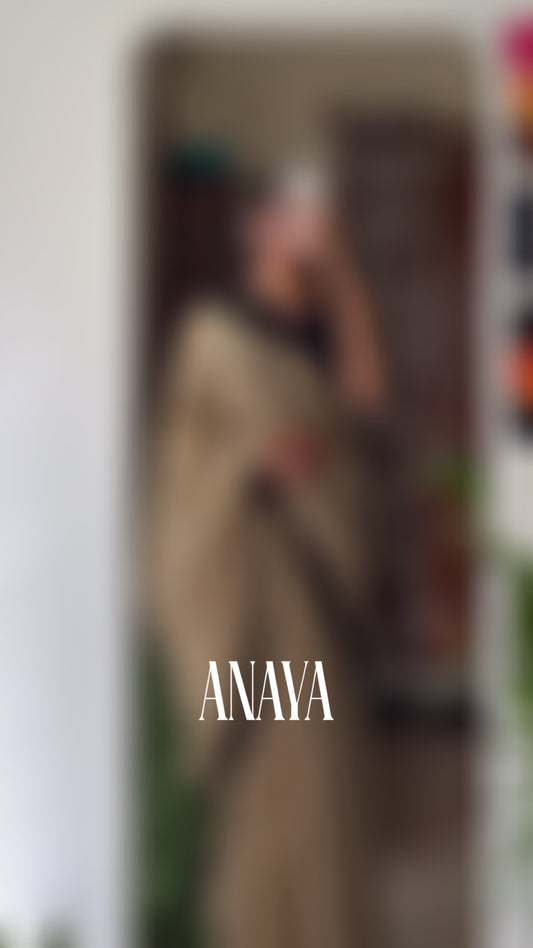 ANAYA -  Cotton Handblock Printed Saree