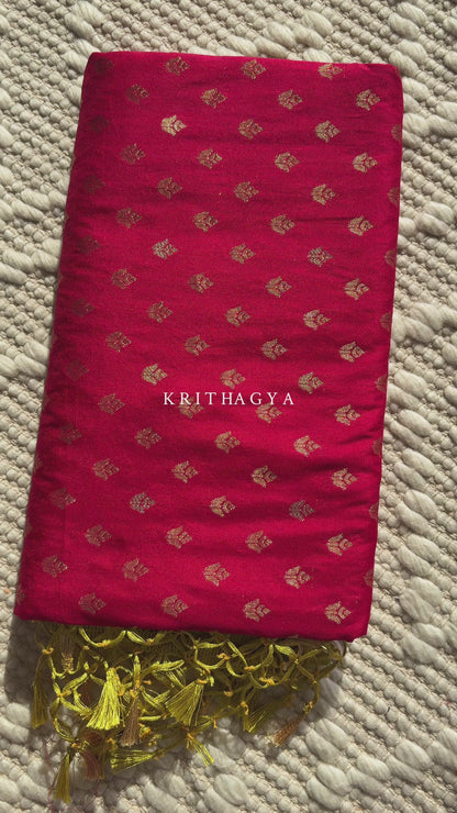SUHANI (Pink) - Georgette Butta Saree